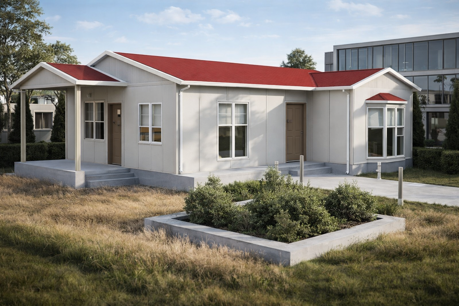 3+1 Tek Katlı Prefabrik Ev 81 m2