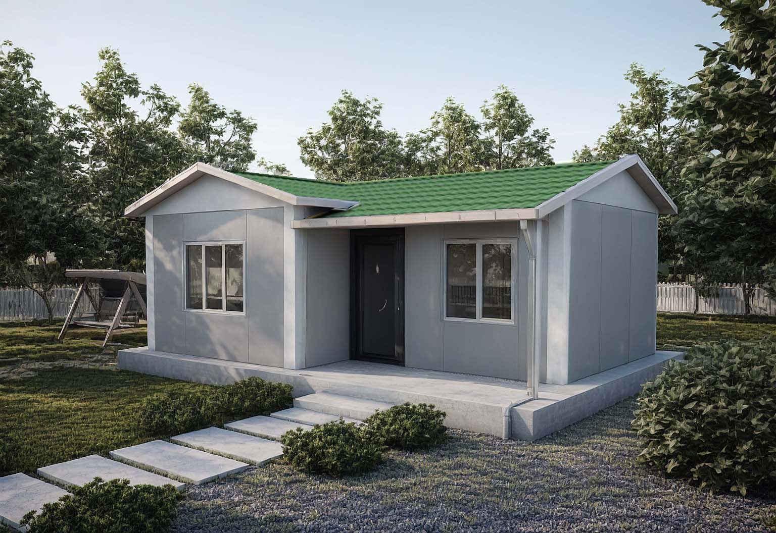 1+1 Tek Katlı Prefabrik Ev 40m2