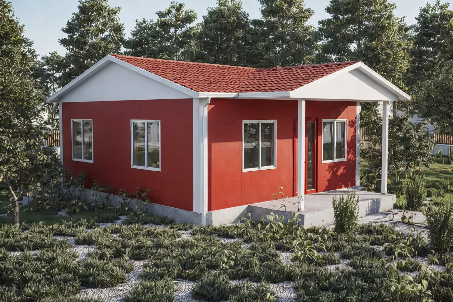 2+1 Tek Katlı Prefabrik Ev 45 m2