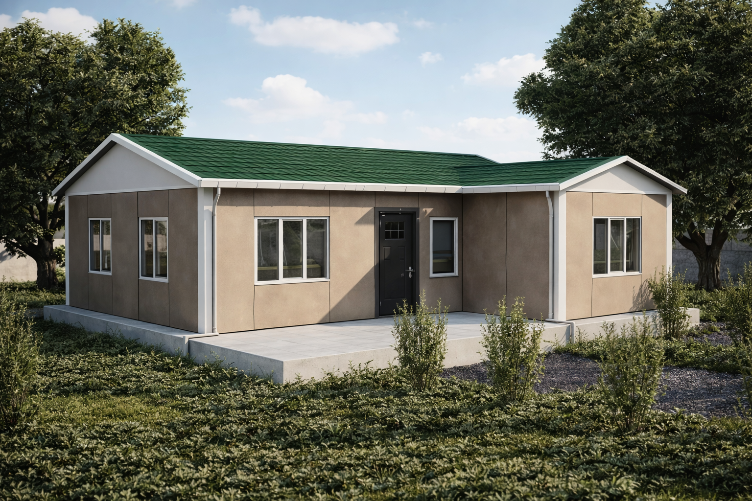 2+1 Tek Katlı Prefabrik Ev 75 m2