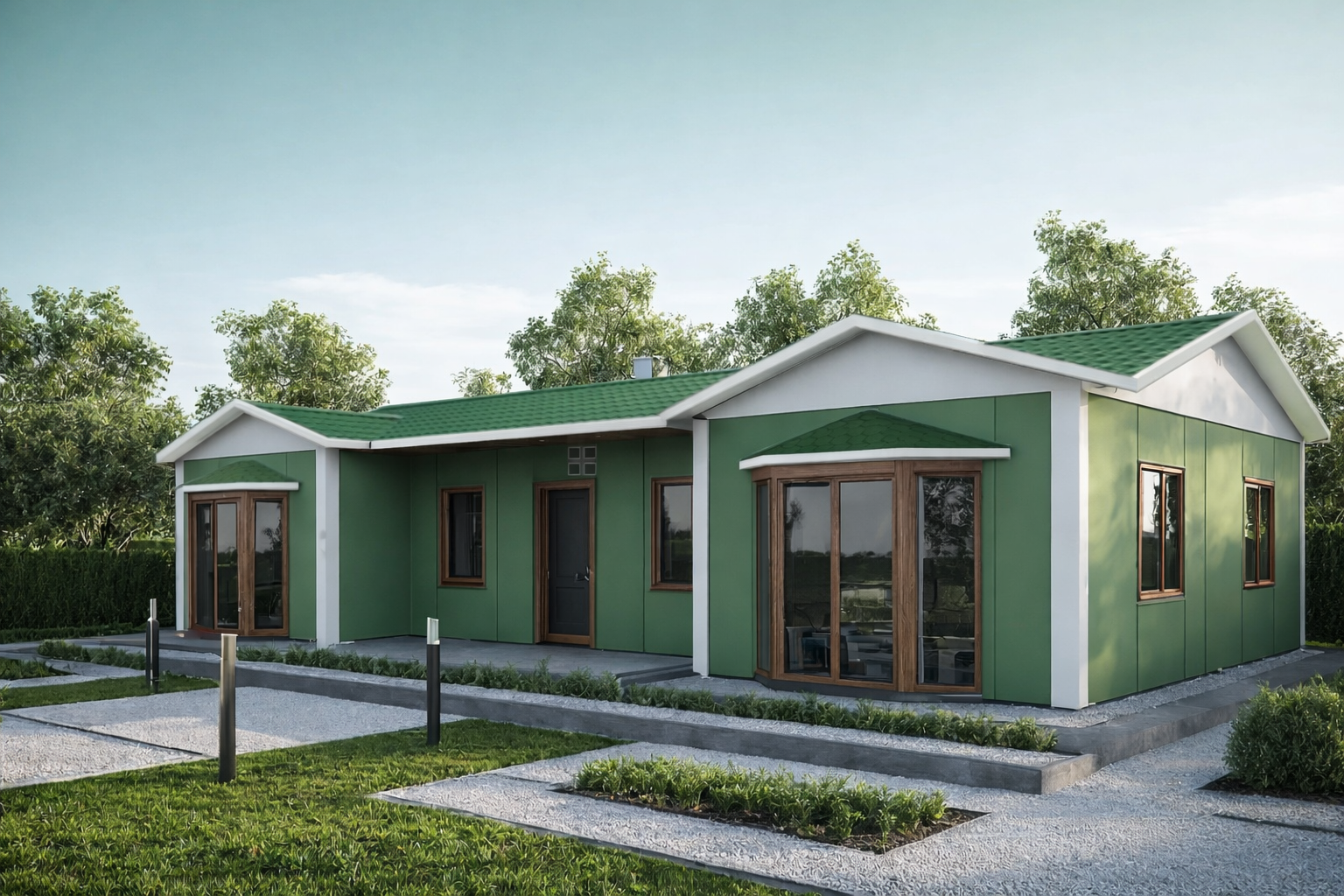 3+1 Tek Katlı Prefabrik Ev 98 m2